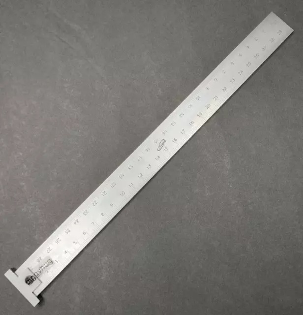 iGaging metric hook rule ruler 200mm machinist wood working 0.5mm 1mm increments