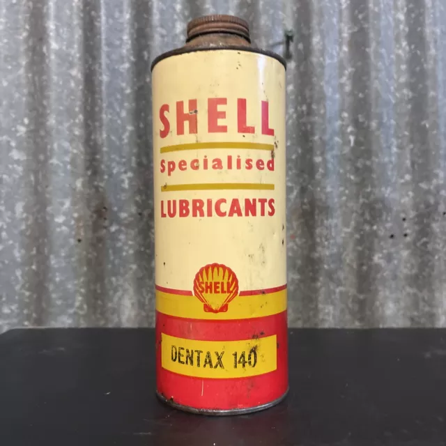 Shell Motor Oil 1 Quart Tin Vintage