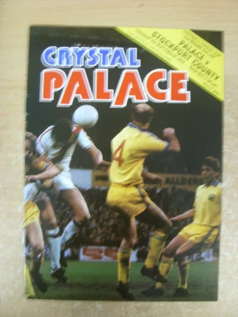 04/09/1979 Crystal Palace v Stockport County [Football League Cup] . For UK orde