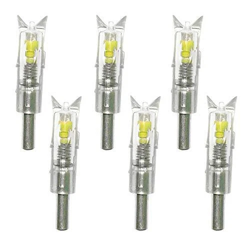 6PCS Lighted Nocks for Crossbow with .300/7.62mm Inside Diameter Led Nocks Ar...