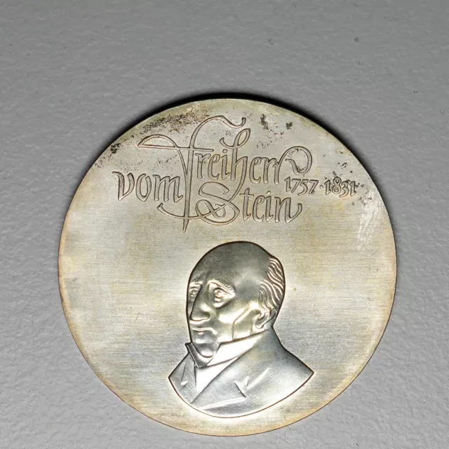 DDR 20 Mark Silbermünze Freiherr von und zum Stein 1981 500ter Silber