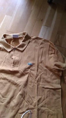 polo lacoste moutarde