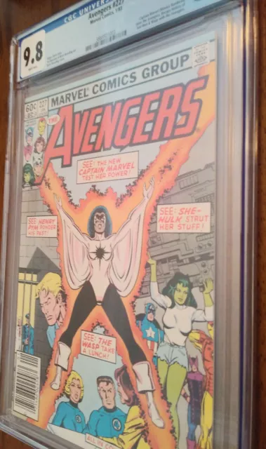 Avengers 227 CGC 9.8 🔥NEWSSTAND🔥 WP! Monica Rambeau! Captain Marvel! She-Hulk!