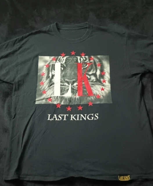 Y2K Last Kings Shirt Sleeve Shirt Black Men's Size XL
