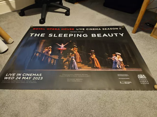 Royal Opera House The Sleeping Beauty 2023 Original UK Cinema Quad Poster [A]