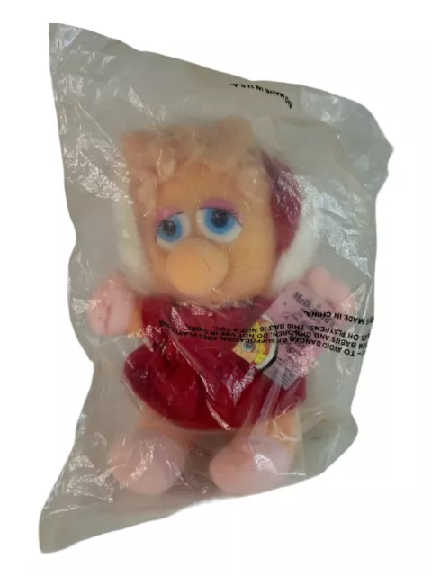 Vintage Baby Miss Piggy McDonalds Presents Jim Hensons 1988 Muppet Babies Plush