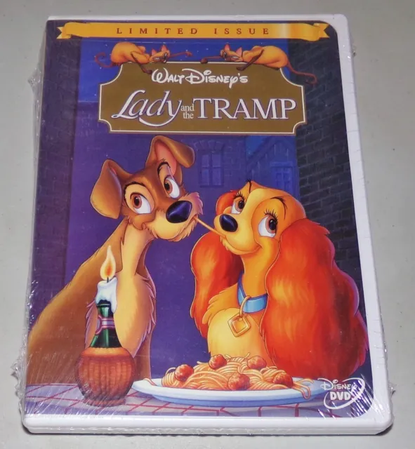 Walt Disney's Lady and the Tramp (DVD, 1999, Limited Issue, Widescreen) NEW