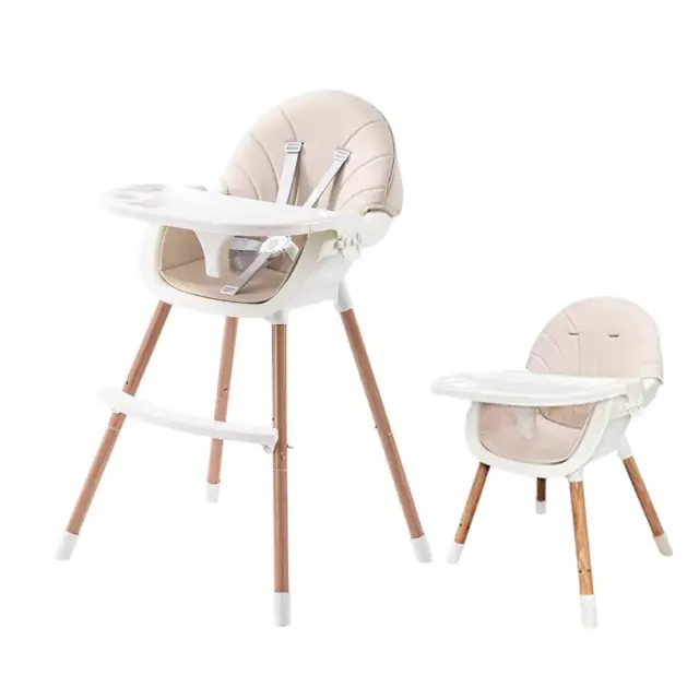 3-in-1 High Chairs for Babies Toddlers, Convertible Infant Highchair with Remova