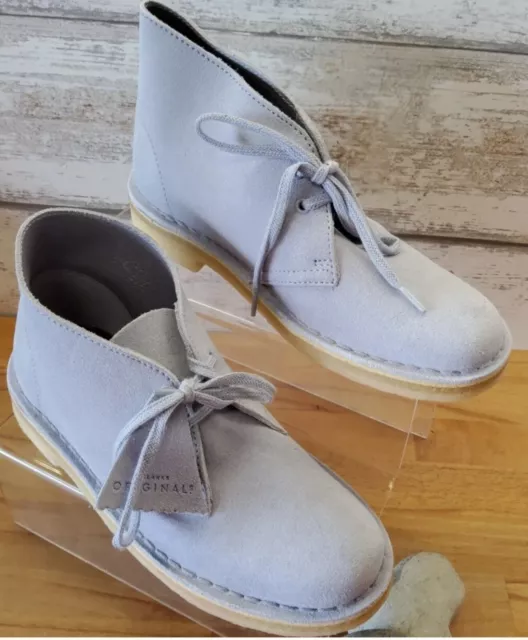 Clarks desert boot cool blue outlet