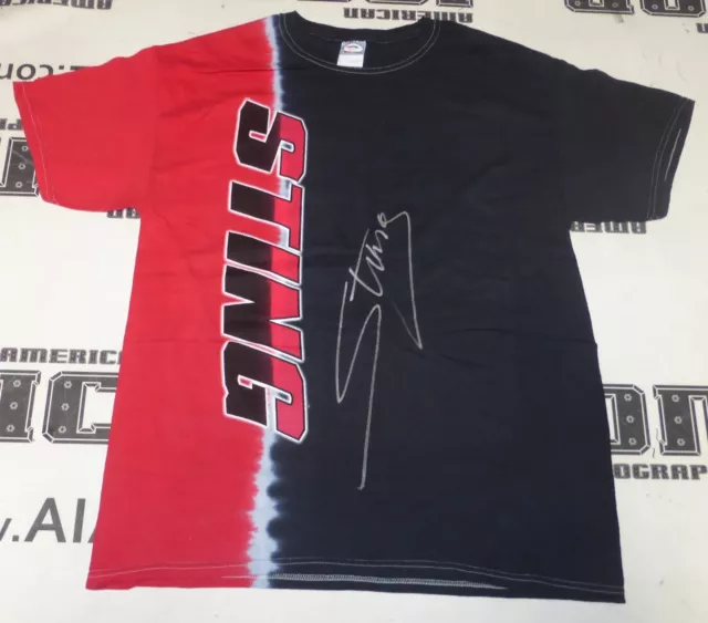 Sting Signed Official TNA Impact Shirt PSA/DNA COA WWE WCW Wrestling Autograph L
