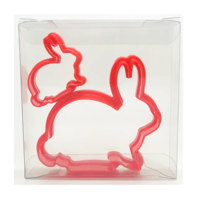 Bunny Rabbit Cookie Cutter Set of 2, Biscuit, Pastry, Fondant Cutter