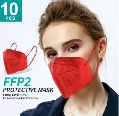 Masques de protection FFP II Masques faciaux 10x FRANCE certifié CE bleu FRA