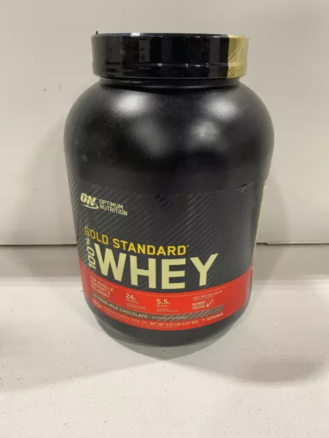 Optimum Nutrition Gold Standard 100% Whey Protein Powder, 5 Pound