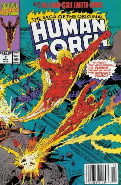 Saga of the Original Human Torch #2 (Newsstand) VF/NM; Marvel | we combine shipp