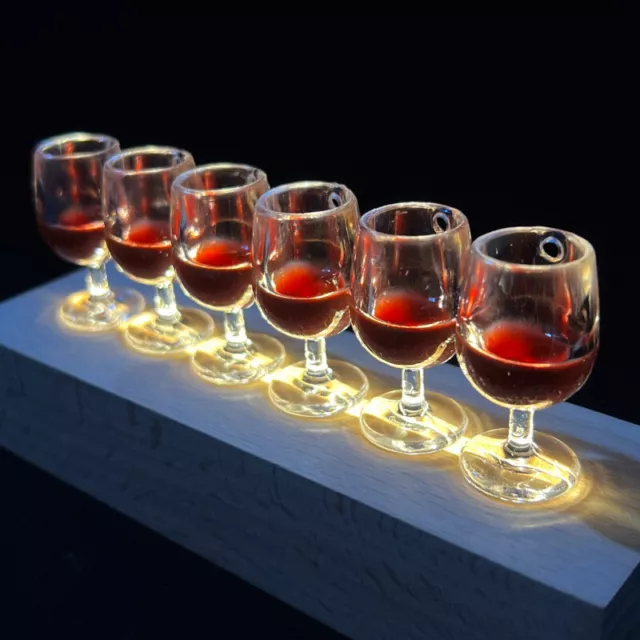 5Pcs 1/6 Scale BJD Dollhouse Wine Goblet Cup Drink Diy Miniatures Bar Party Set