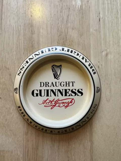 Vintage Draught Guinness Ash Tray