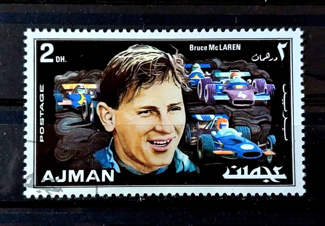 Ajman 1971 Bruce McLaren Rennfahrer Neuseeland Michel 1068 👍