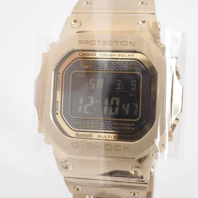 Casio G-Shock GMW-B5000GD-9JF Caja Bluetooth Solar Dorada Papel Menta