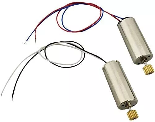 2 Pieces Spare Motors for RC Drones Quadcopters H8C H8D DFD F183 (1 CW + 1 CCW)