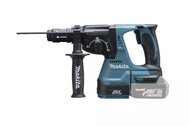 Makita Akku Kombihammer DHR243Z solo SDS Plus mit Schnellwechselfuter ohne Akku