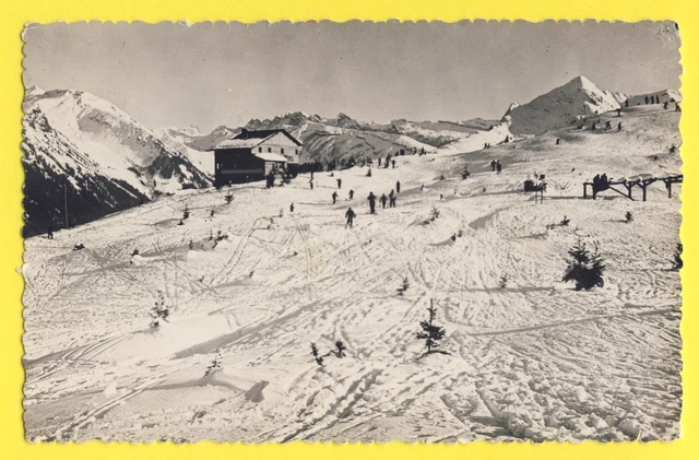 cpa FRANCE MORZINE Le VIKING et les CHAMPS de NEIGE du PLÉNAY Ski Sport d'Hiver