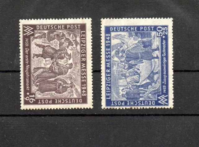 Allied Occupation SBZ 1948, Stamps Mi.N. 198, 199 Mint