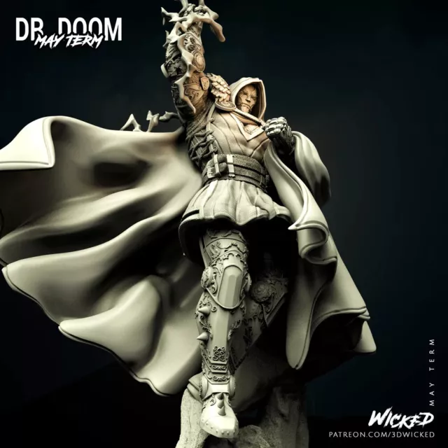 DOCTOR DOOM Statue Marvel Fantastic Four Avengers Resin Model Kit WICKED