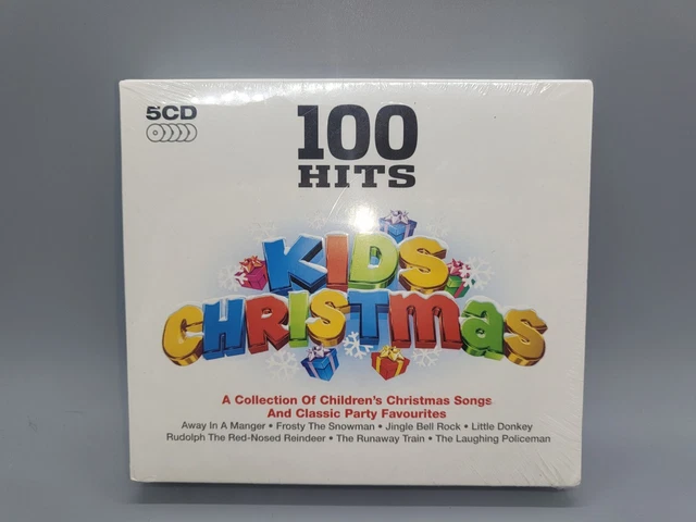 100 HITS KIDS Christmas 5 CD Box Set Various Artists 2011 New Unopened ...