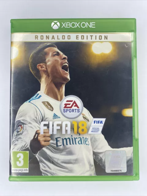 Fifa 18 Microsoft Xbox One Ronaldo Edition Game Video Game Used