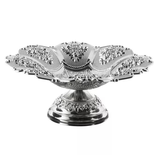 Turkish Style Delight Bowl, Antique Handmade Sugar Bowl,  Decorative Metal Bowl