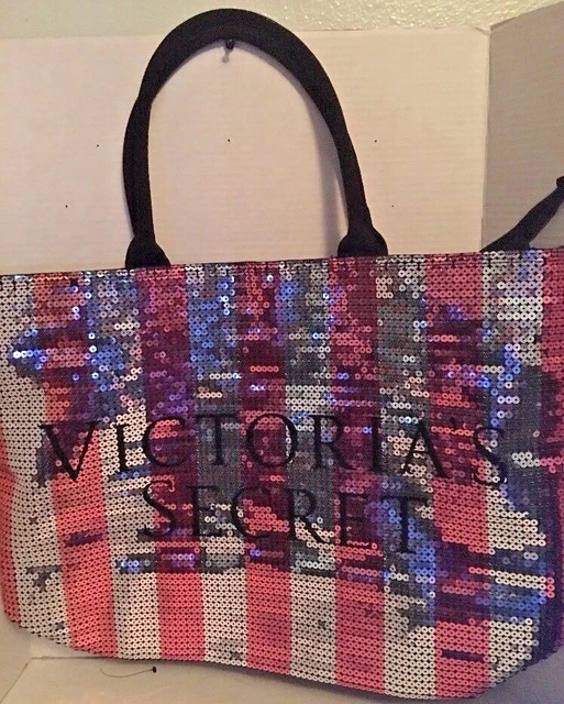 Pochette Victoria's Secret Paillettes Argent – Neuve Avec étiquette