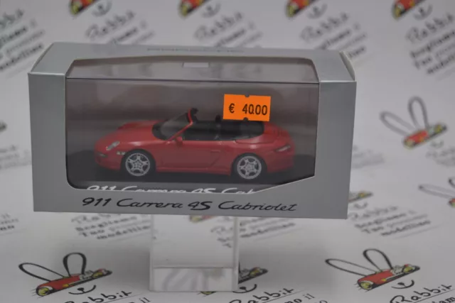 Die Cast " Porsche 911 Carrera 4S Cabriolet " MINICHAMPS 1/43 ( Wap 020 153 16