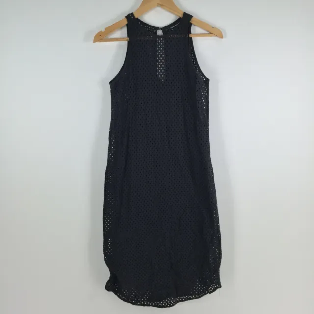 The Fifth label womens dress size XS black mesh sleeveless round neck 000655