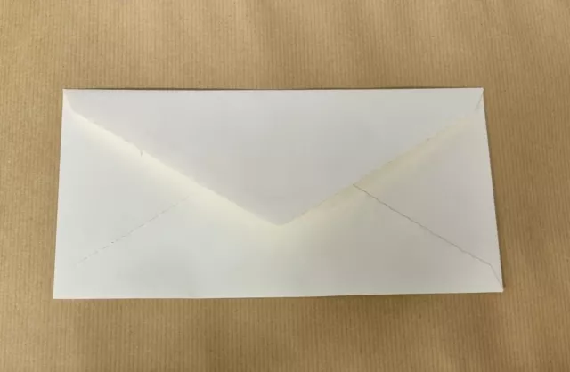 50 Buste 11X22 Avorio con chiusura a punta art. 30
