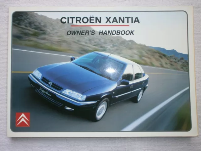 CITROEN XANTIA HATCH & ESTATE OWNERS HANDBOOK MANUAL post facelift 1998 - 2002