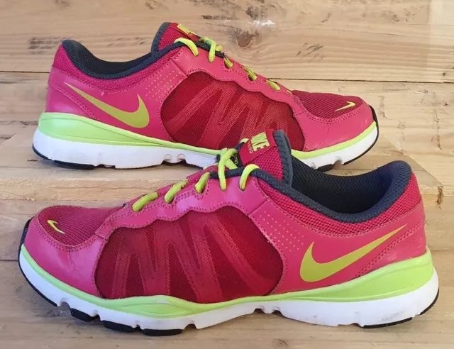 NIKE TRAINING FLEX TR2 Running Trainers 511332 632 Pink Neon Green UK6 US8.5 E40 39.00 PicClick UK
