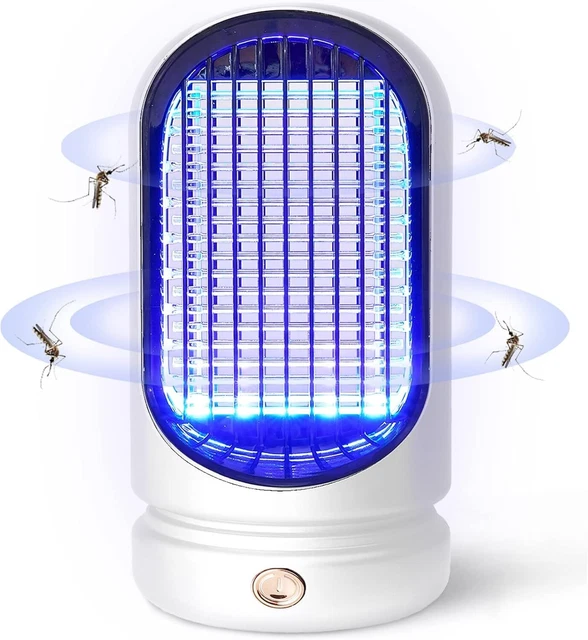 Piège à Moucherons électrique YISSVIC - Lot Avec 3 Recharges, Lumière UV, Silencieux, Pour Cuisine, Plantes