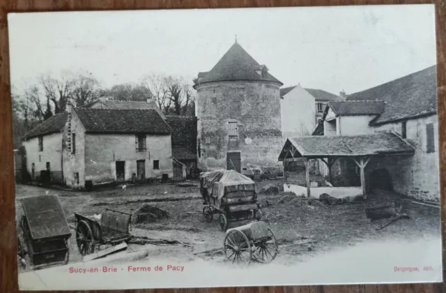 Rare CPA Sucy-en-Brie, Ferme de Pacy, Val-de-Marne 94, Pigeonnier.