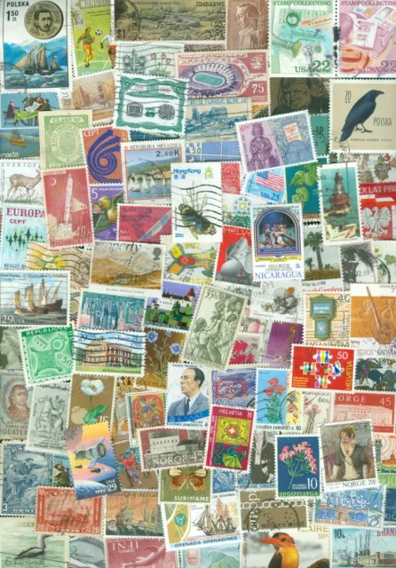 4 kilo Alrededor de 72.000 sellos sin papel de todo el mundo de caridad (367)
