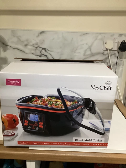 NEO CHEF 18 In 1 Multi Cooker Vgc Inc Manual .Portable Appliance 19.99 PicClick UK