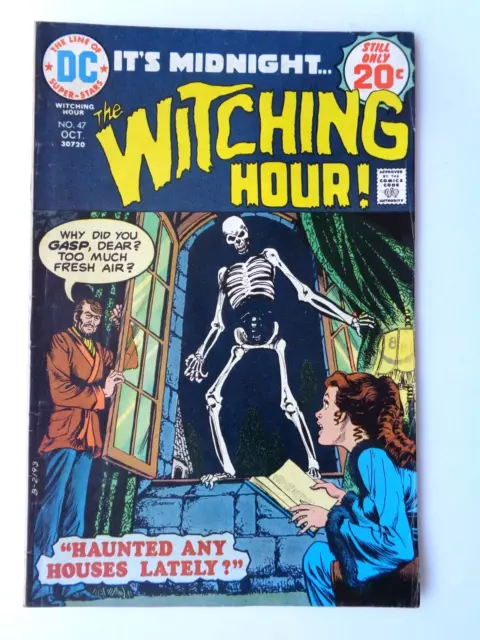 Dc Comics The Witching Hour # 47 Oct. 1974 . Please Read Condition .