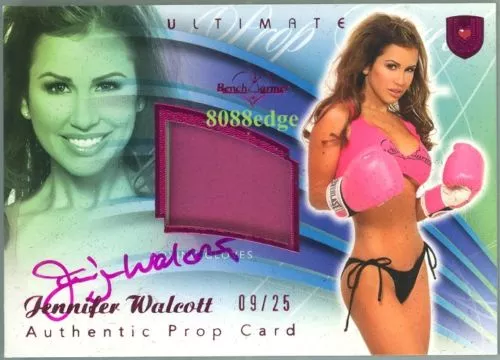 2010 Benchwarmer Ultimate Prop Auto: Jennifer Walcott #9/25 Autograph Swatch