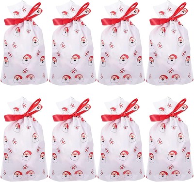 Rosso Dfgf Sacchetti Di Caramelle Di Natale 50 Pezzi 