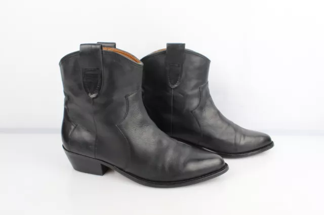 Tony Bianco Bottines boots santiags cuir noir T 37 Très bon état