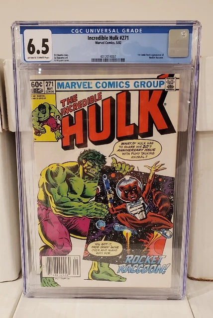 Incredible Hulk #271 CGC 6.5 1st Appearance of Rocket Raccoon 1982 Marvel Comics