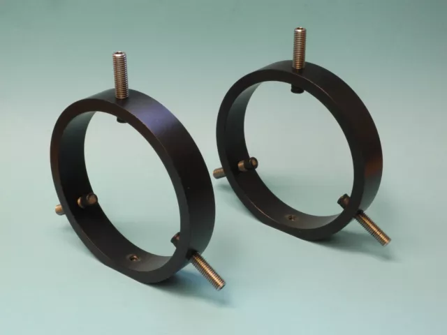 1 par de abrazaderas de tubería para telescopios de aprox. 50 mm a 120 mm de diámetro de tubo