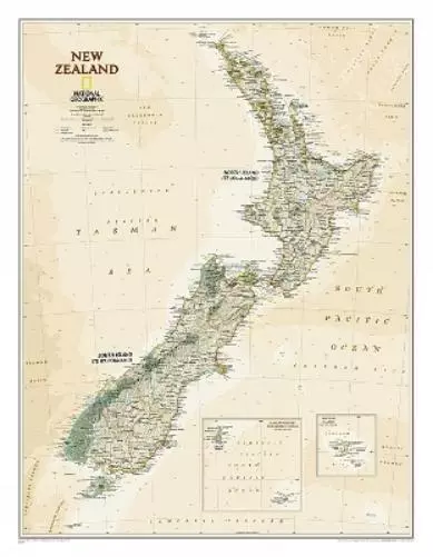 National Geographic Maps New Zealand Executive, Tubed (Map) 2