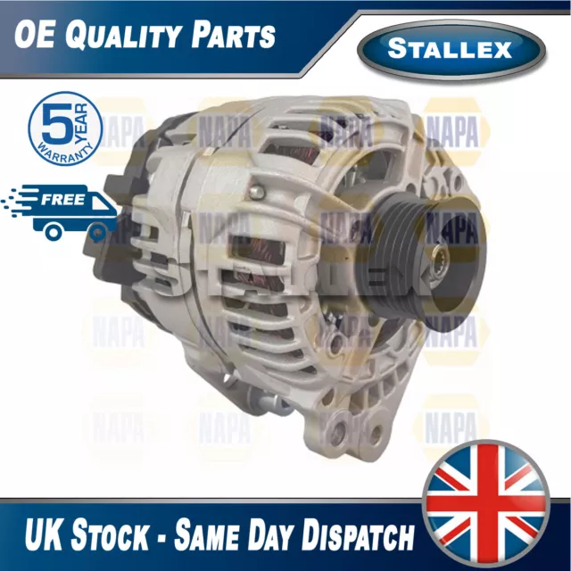 Fits Skoda Fabia Octavia Rapid VW Golf Polo Touran Audi A3 Alternator Stallex