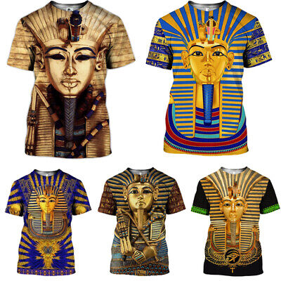 Ancient king Tutanchamun 3D printed T-shirt Summer men's fashion Casual Tops