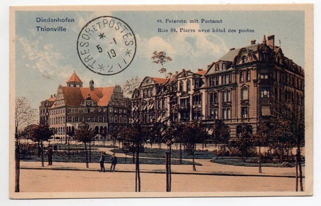 THIONVILLE - Moselle - CPA 57 - la Poste - Rue St Pierre